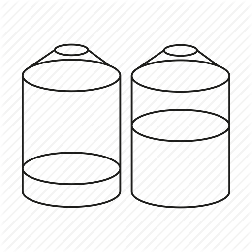 Reservoir, Tank, Water, Water Tower Icon