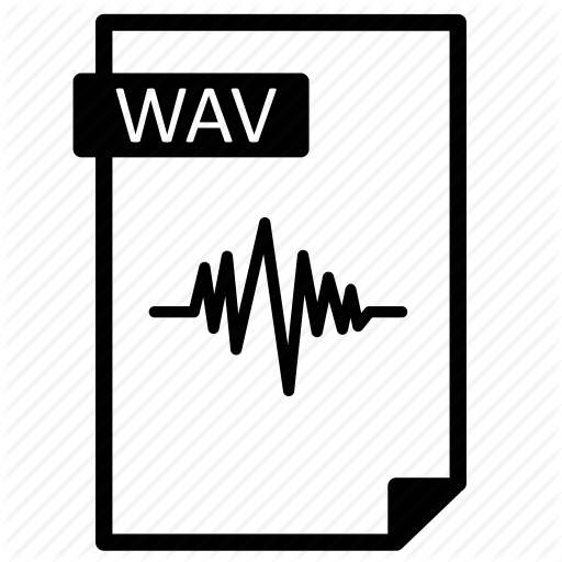Audio, Extension, File, Line, Music, Player, Wav Icon