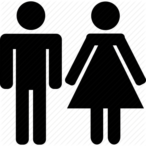 Couple, Friends, Toilet, Wc Icon