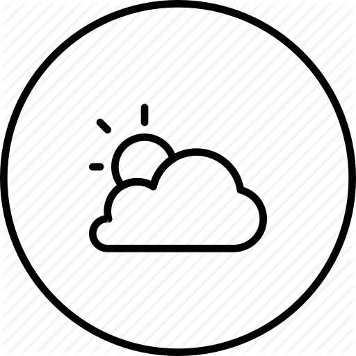 Cloud, Cloudy, Rain, Sun, Weather Icon