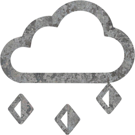 Eroded Metal Hail Icon