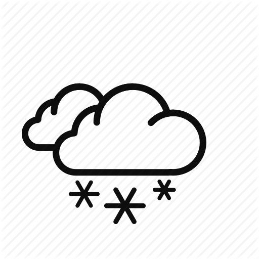 Cloud, Forecast, Snow, Storm, Weather Icon