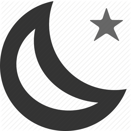 Moon, Night, Nightmode, Stars, Weather Icon