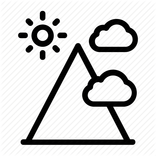 Hills Station, Mountain View, Mountains, Outdoor, Panorama Icon