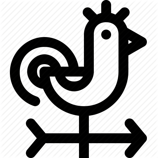Weathervane, Wind, Wind Direction Icon