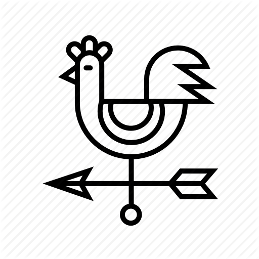 Cock, Direction, Vane, Weather, Weather Vane Icon