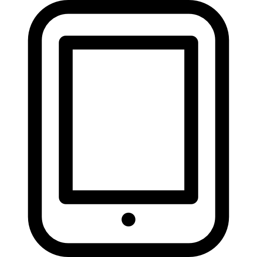 Tablet With Blank Screen Icon Web Application Ui Set Freepik