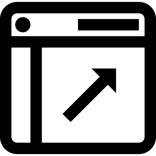 Browser Flat Black Icon