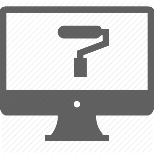 Monitor, Service, Webdesign Icon