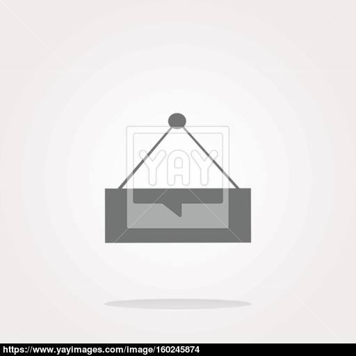 Vector Abstract Web Design Background With Empty Screen Web Icon