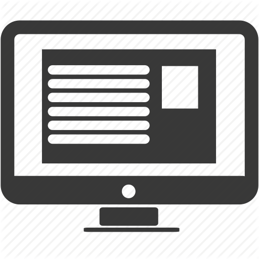 Business, Form, Internet, Monitor, Page, Sheet, Web Icon