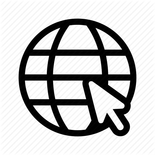 Cursor, Globe, Mouse, Web, Icon