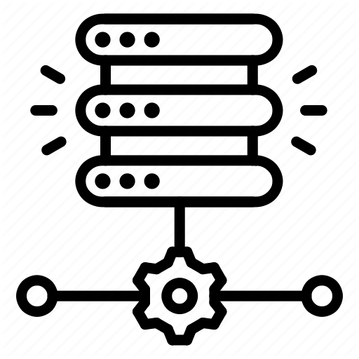 Database, Dedicated, Network, Server, Web Hosting Icon