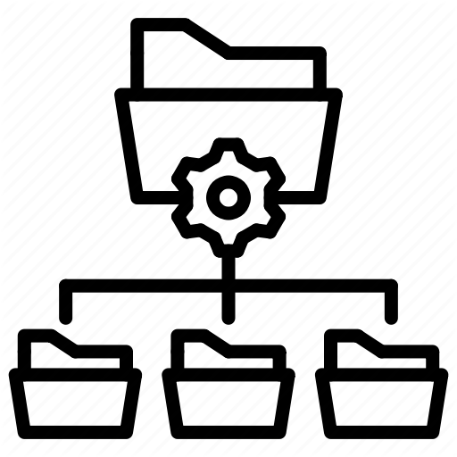 Database, Folders, Network, Web Hosting Icon