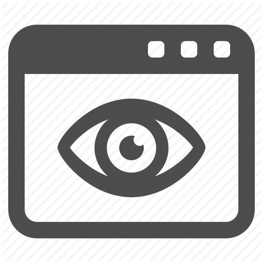 Browser, Eye, Internet, Views, Web Page, Webpage, Website Icon