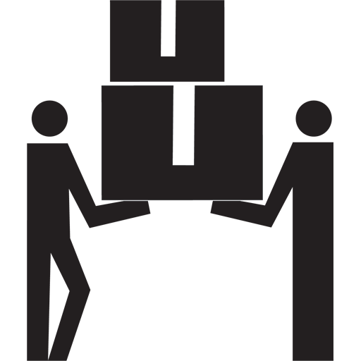Moving And Packing Black Icon