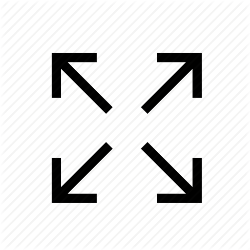 Arrow, Bigger, Enlarge, Expand, Full Screen, Size, Web Icon