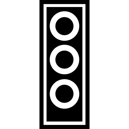 Traffic Light Silhouette Variant Icons Free Download