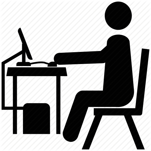 Internet User, Office Employee, Student, User, Web User Icon