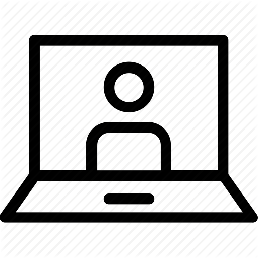 Call, Conference, Laptop, Video Call, Webinar Icon Icon