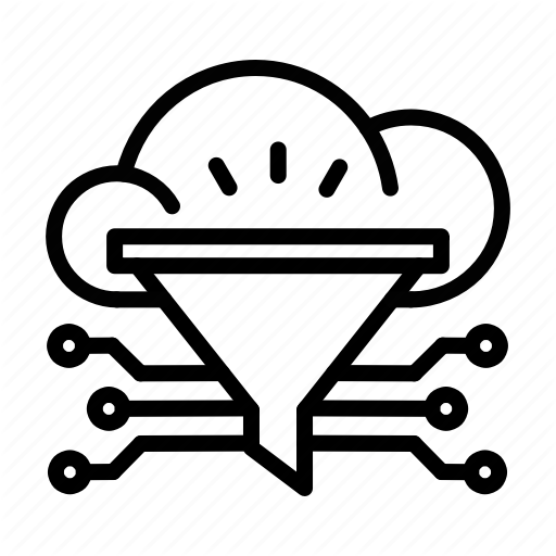 Data, Database, Filter, Funnel, Web Hosting Icon