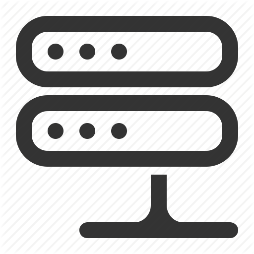 Data Base, Hosting, Server, Web Host Icon