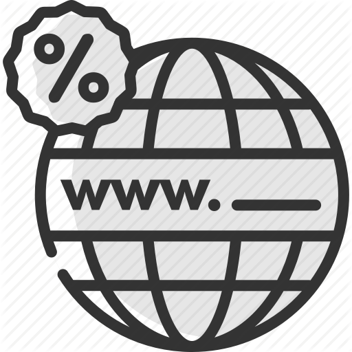 Black Friday, Discount, Domain, Hosting, Offer, Sale, Website Icon
