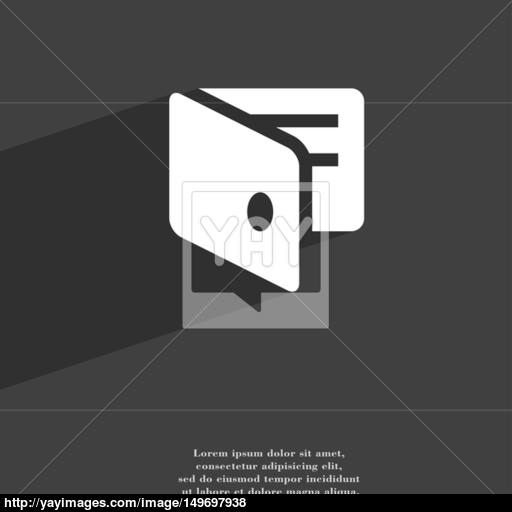 Ewallet, Electronic Wallet, Business Card Holder Icon Symbol Flat