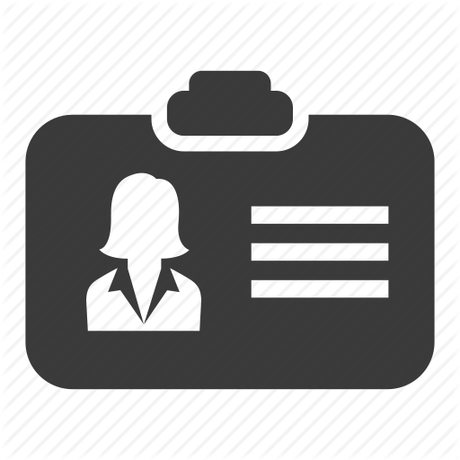 Business, Card, Id, Identification, Pass, User, Woman Icon