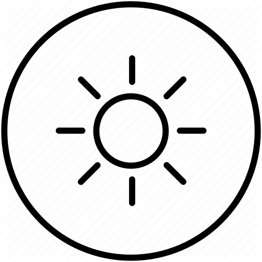 Brightness, Contrast, Solar, Ui Icon Icon