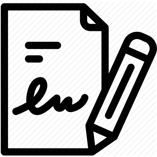 Contract, Document, File, Sign, Signature, Signed, Text Icon