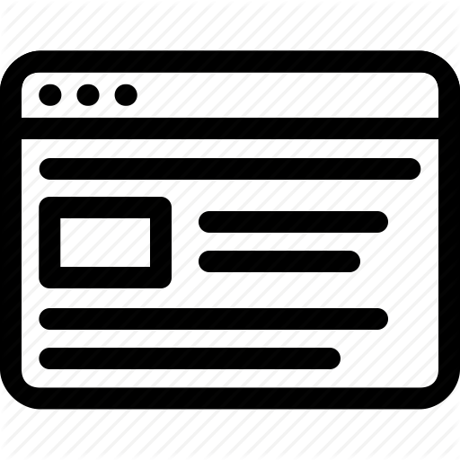 Browser, Html, News, Website Icon