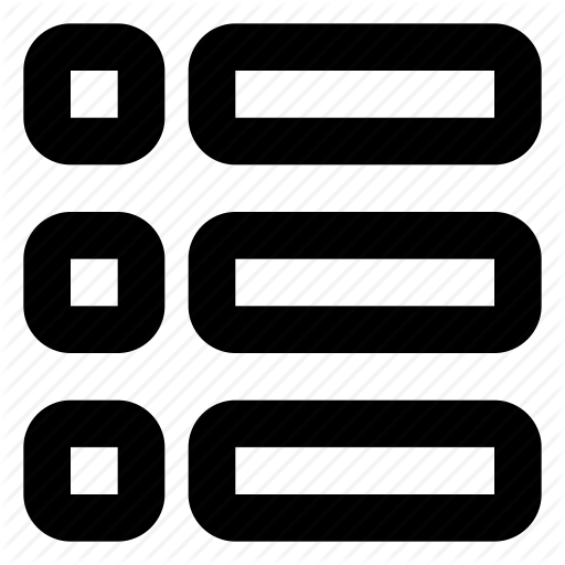 Grid, List, Menu, Navigation, Option, View, Web Icon