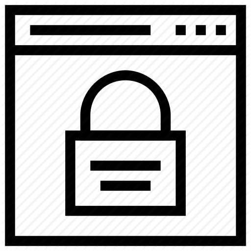 Lock, Security, Web, Web Page, Webpage, Website Icon Icon