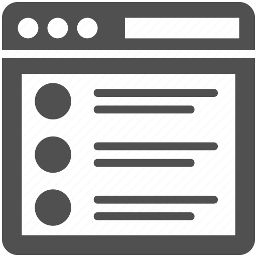 Web Layout, Web Template, Webpage, Website, Windows Tab Icon