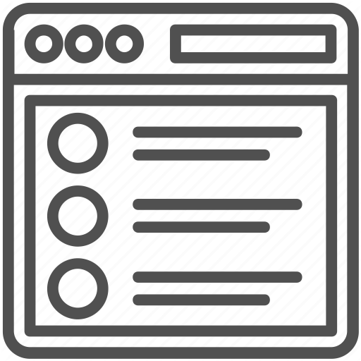 Web Layout, Web Template, Webpage, Website, Windows Tab Icon