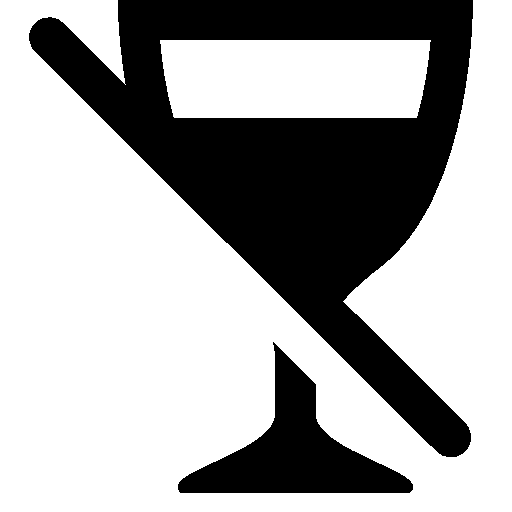 No Alcohol Icons