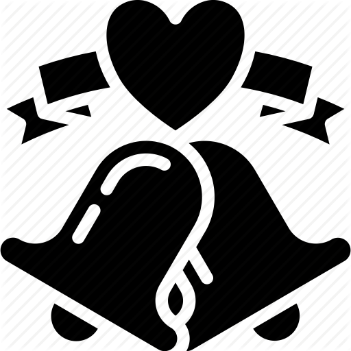 Bells, Bride, Couple, Groom, Marriage, Wedding Icon