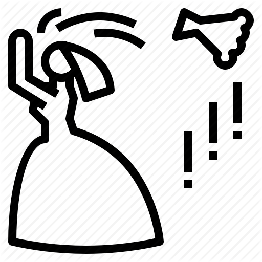 Bouquet, Bride, Ceremony, Toss, Wedding Icon