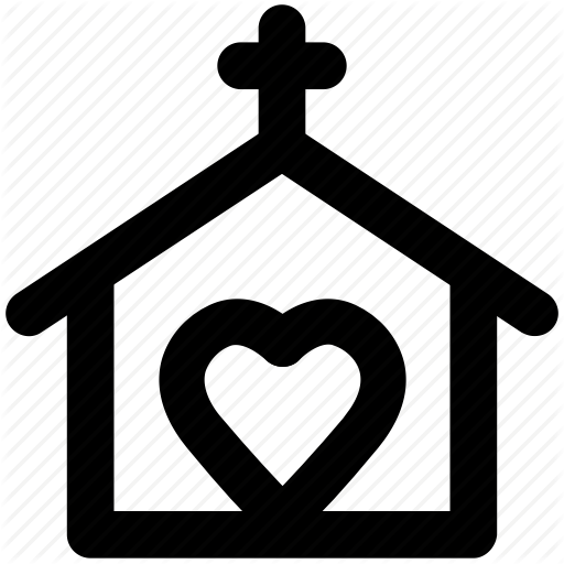 Building, Church, Happiness, Heart Sign, Marriage Service, Wedding