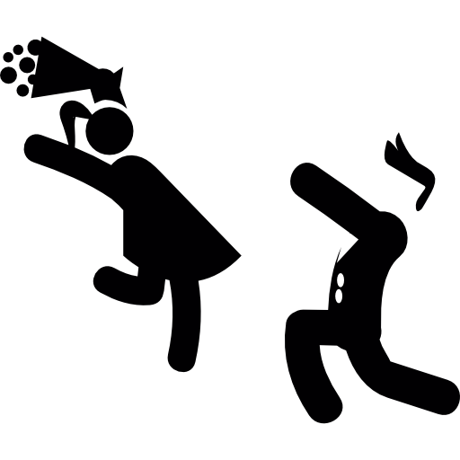 Couple Just Married Icons Free Download