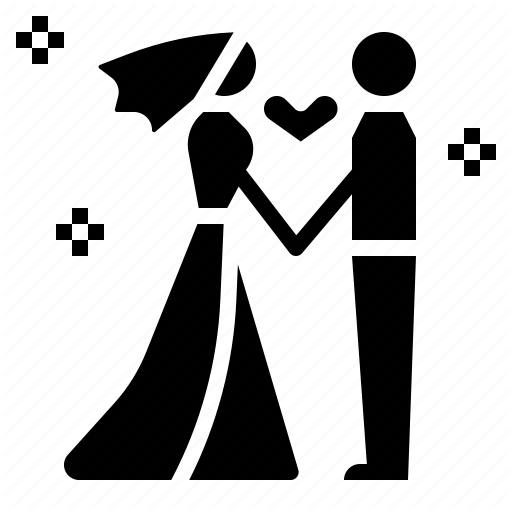 Bride, Couple, Groom, Love, Married, Wedding Icon