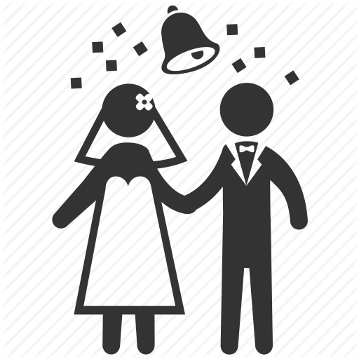 Bride, Groom, Love, Marriage, Marry, Spouse, Wedding Icon