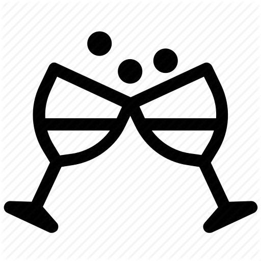 Drink, Glass, Marriage, Party, Wedding, Wine Icon