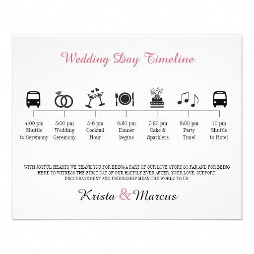 Icon Wedding Timeline Program In Small Wedding Ideas