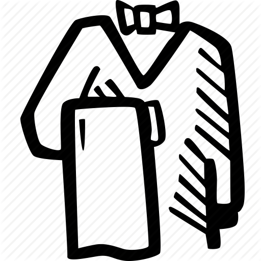 Reception, Service, Tux, Waiter, Wedding Icon