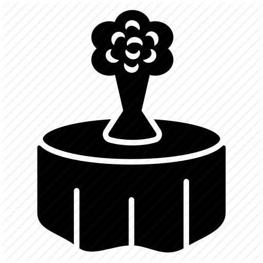 Reception, Table, Wedding Icon