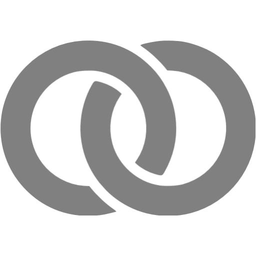 Gray Wedding Rings Icon