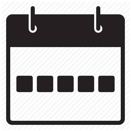 Calendar, Time, Week Icon