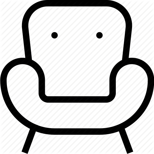Armchair, Chair, Couch, Seat, Sofa Icon